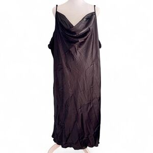 Elegant Black Slip Dress